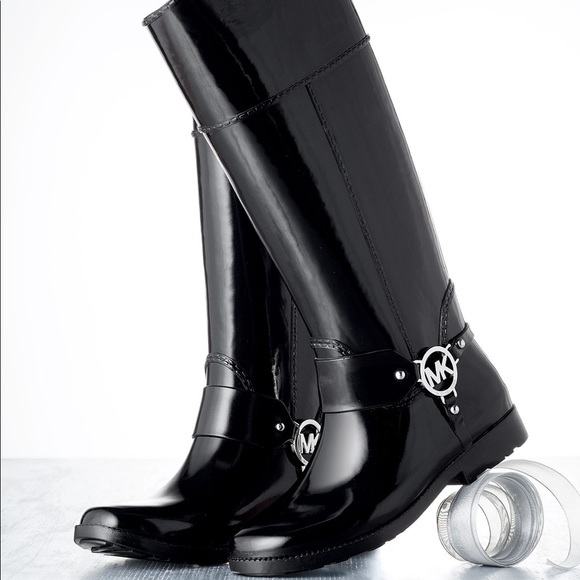 Michael Kors talk black rain boot - Picture 4 of 4